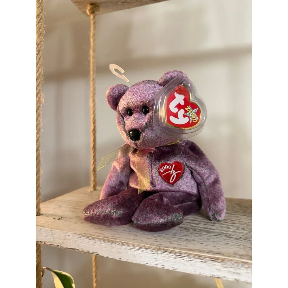 Ty Beanie Baby Signature Y2K Bear II 2000